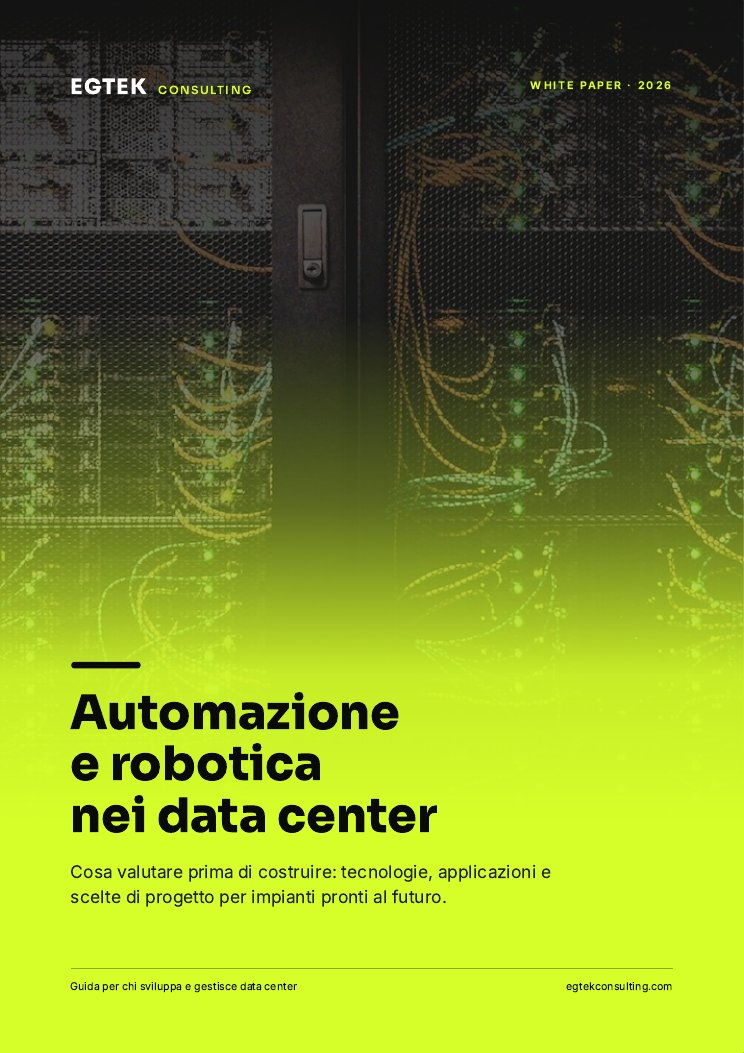 Automazione e robotica nei data center